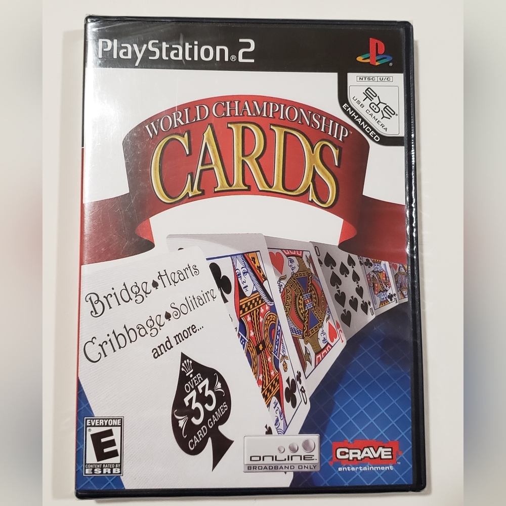 World Championship Cards PS2 Sony Playstation 2 New Factory Sealed